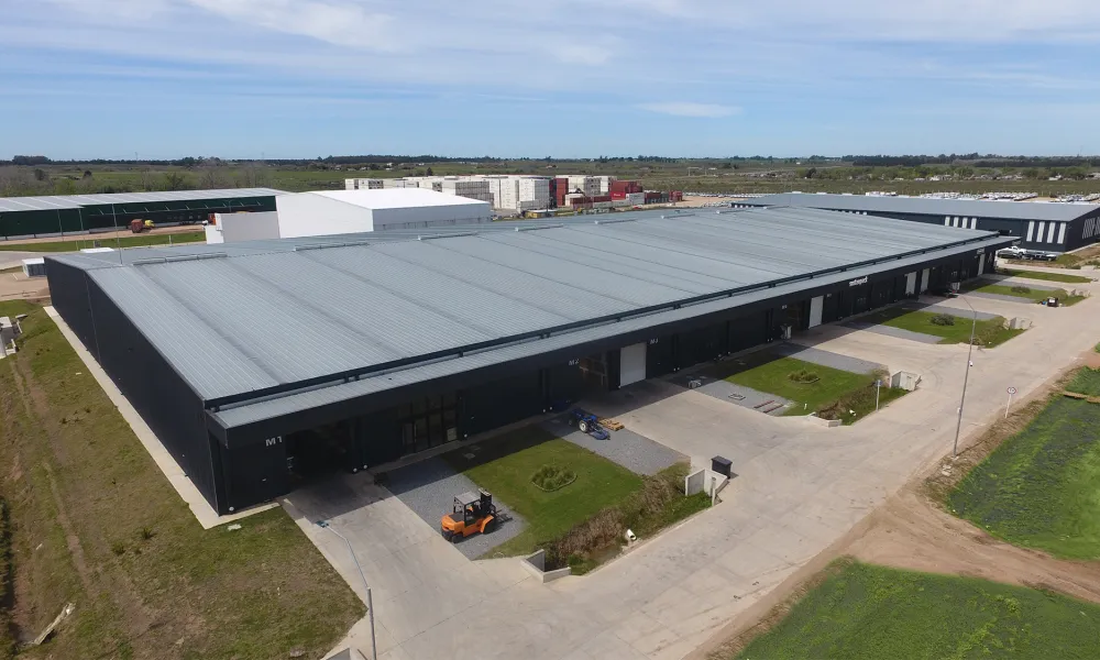 Vista aérea de plantas para Coworkings multi-industriales en Parque Industrial Ruta 5